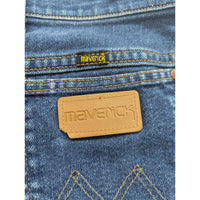Maverick Womens Blue Denim Relaxed Fit Jeans Size 18