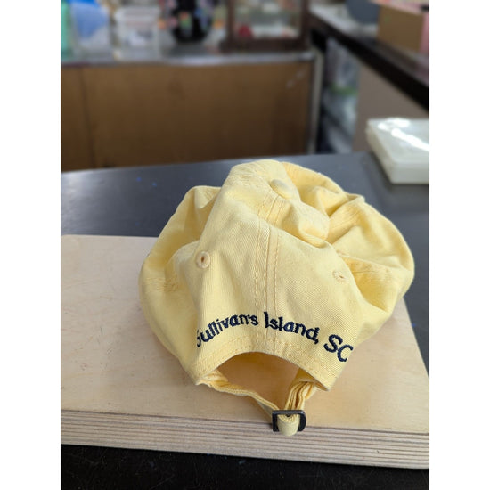Dunleavys Pub Yellow Adjustable Cap With Irish Flag & Clover Embroidery By Gear