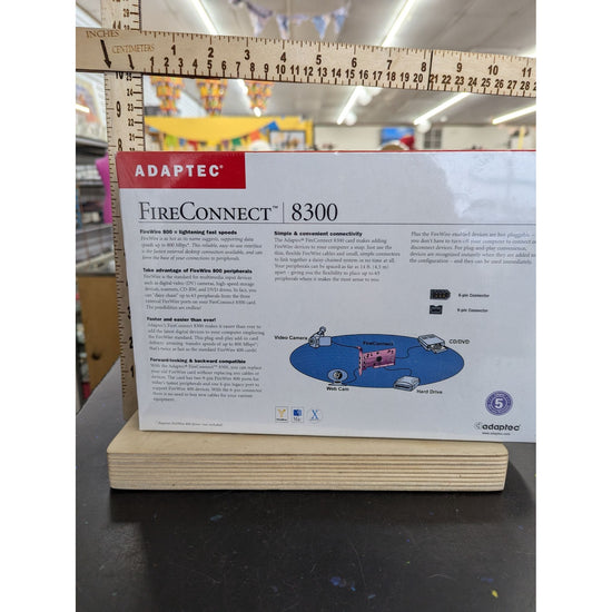Adaptec FireConnect 8300 PCI Card For FireWire 800 Devices Desktop PCs & Macs New Sealed Box