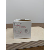 Bauhn Mini Retro Bluetooth Speaker Portable Vintage Design Wireless Audio