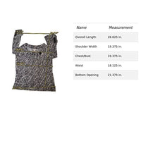 Worthington Petite Stretch Blouse PL Black & White Abstract Print