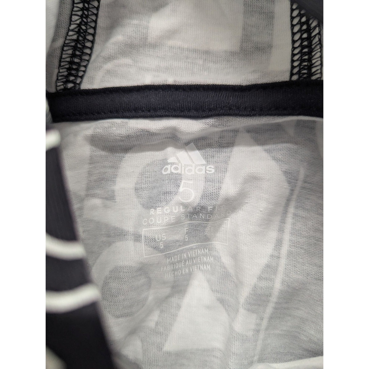 Adidas Black & White Logo Print Hoodie