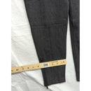Calvin Klein Womens Charcoal Gray Pants Size 8 With Zippers & Slim Fit