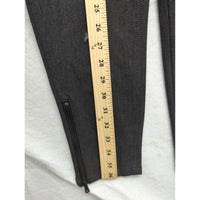 Calvin Klein Womens Charcoal Gray Pants Size 8 With Zippers & Slim Fit