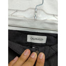 Calvin Klein Womens Charcoal Gray Pants Size 8 With Zippers & Slim Fit