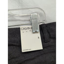 Calvin Klein Womens Charcoal Gray Pants Size 8 With Zippers & Slim Fit