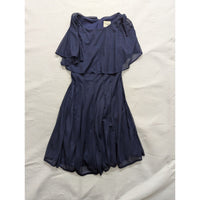 J. Taylor Navy Blue Glitter Dress Size 10 Made In Vietnam