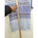 INC Mens Light Blue V-Neck T-Shirt With Striped Pattern Size M