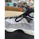 Air Jordan Retro 6 Rings Basketball Shoes Gray & White Suede Lace-Up Youth