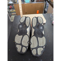 Air Jordan Retro 6 Rings Basketball Shoes Gray & White Suede Lace-Up Youth