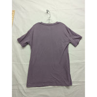 MTV Graphic Tee Purple Leopard Print XS Cotton Blend Made In Mexico