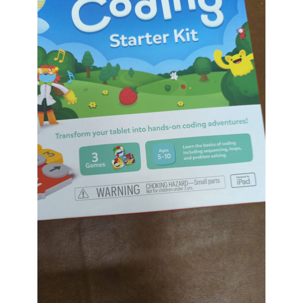 Osmo Coding Starter Kit Ages 5-10 Hands-On Coding Games For iPad