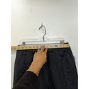 Anne Klein Womens Black Pinstripe Dress Pants Size 4P Wool Blend Flat Front