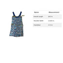 Ann Taylor Womens Paisley Print Sleeveless Dress Size 2 Blue & White Polyester