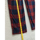 Spyder Mens Red & Navy Plaid Fleece Lounge Pants Size M