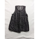 Alfani Black Geometric Burnout Velvet Sleeveless Top
