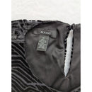 Alfani Black Geometric Burnout Velvet Sleeveless Top