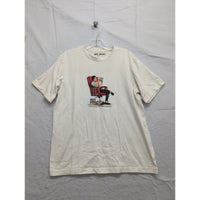 Attack On Titan Uniqlo UT Graphic Tee White M Levi Manga Panel Short Sleeve Casu