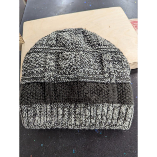 Mens Front  Britt's Knit Beanie With Ultra Warm Fleece Lining Grey British Desig