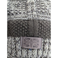 Mens Front  Britt's Knit Beanie With Ultra Warm Fleece Lining Grey British Desig