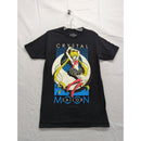 Sailor Moon Crystal Graphic T-Shirt Black Crewneck Size Small 100% Cotton Made I