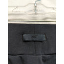 Black Jogger Pants With Side Zipper Pocket Elastic Waist And Tapered Legs 32" Inseam