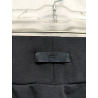 Black Jogger Pants With Side Zipper Pocket Elastic Waist And Tapered Legs 32" Inseam