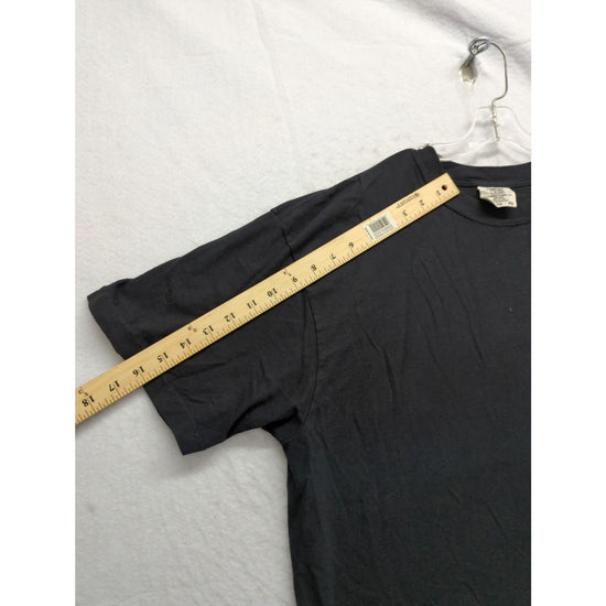 Comfort Colors XL Black Graphic T-Shirt With Front & Back Design 100% Cotton Made In Honduras
