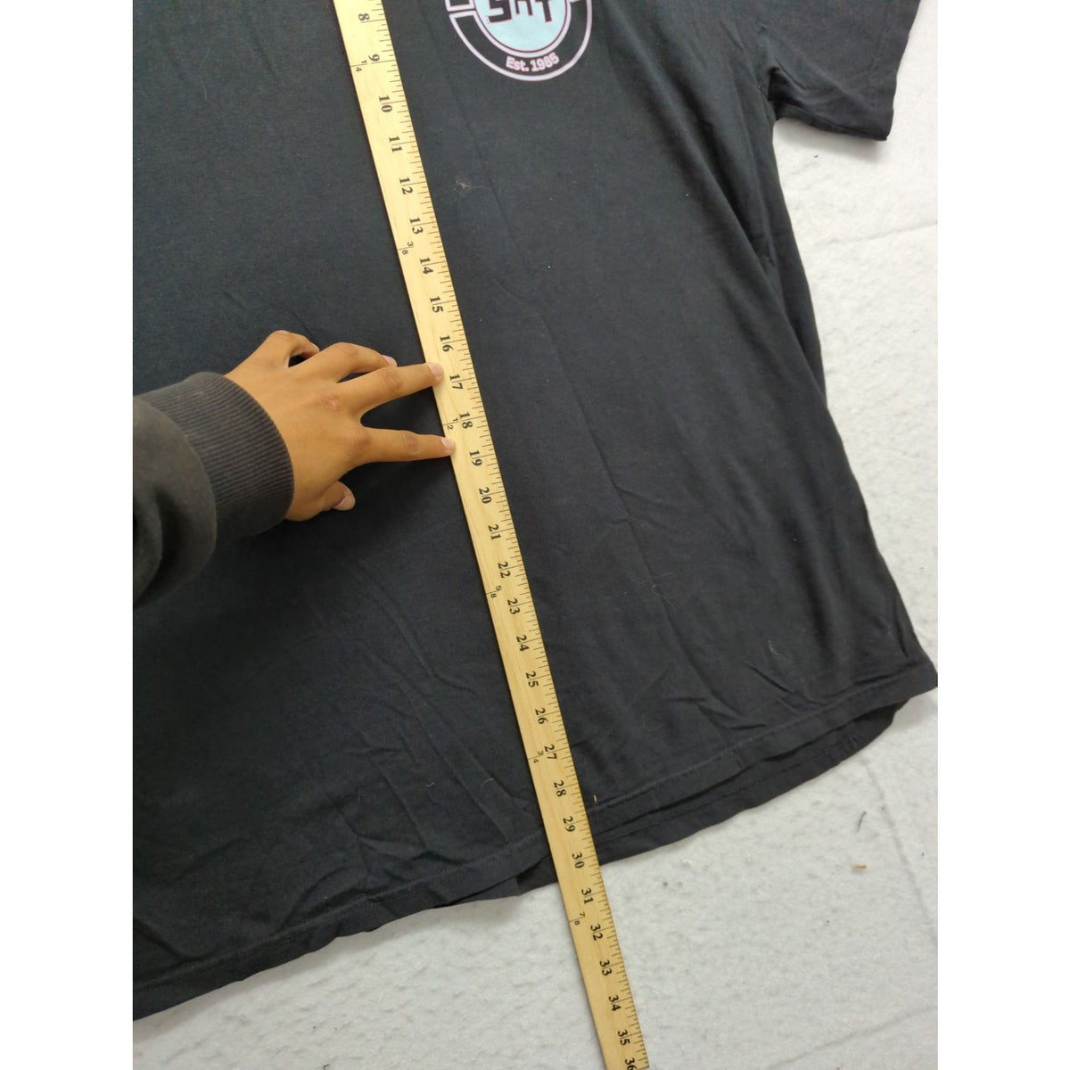 Comfort Colors XL Black Graphic T-Shirt With Front & Back Design 100% Cotton Made In Honduras