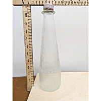 Vintage Textured Glass Soda Bottle With Embossed George Washington Design & Star