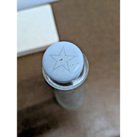 Vintage Textured Glass Soda Bottle With Embossed George Washington Design & Star