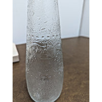 Vintage Textured Glass Soda Bottle With Embossed George Washington Design & Star