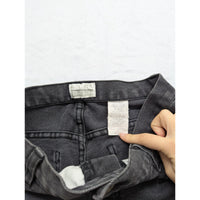 Vintage AVL Jeans In Dark Gray Denim For Women