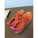 Adidas Gazelle Platform Shoes Orange & Purple 7.5 Womens Casual Sneakers Retro Style