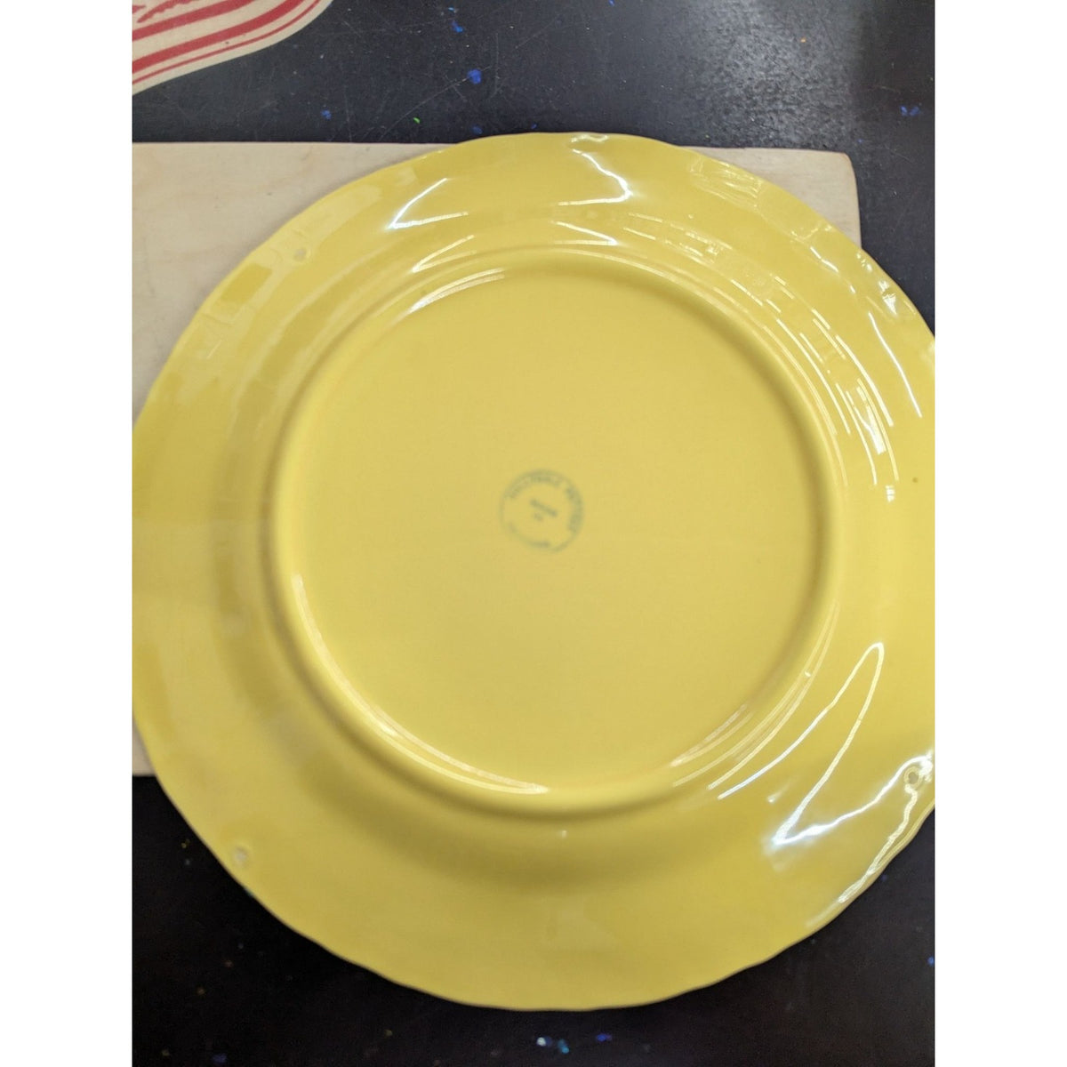 Hollydale & Johnson Bros Assorted Decorative Plates Yellow, White & Blue 3 Set