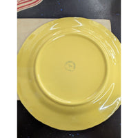 Hollydale & Johnson Bros Assorted Decorative Plates Yellow, White & Blue 3 Set
