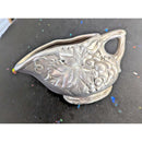 Arthur Court Design Aluminum Pewter Creamer With Grapevine Motif - Made In USA