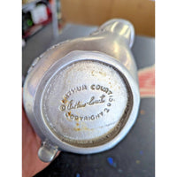 Arthur Court Design Aluminum Pewter Creamer With Grapevine Motif - Made In USA