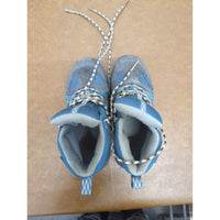L.L. Bean Kids Hiking Shoes Blue & Gray Size 1 Durable All-Terrain Footwear