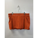Lands End Womens Orange Swim Skirt Size 12 Nylon Blend