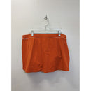 Lands End Womens Orange Swim Skirt Size 12 Nylon Blend