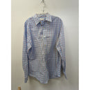 Banana Republic Mens Blue Plaid Long Sleeve Button-Up Shirt Size M