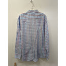 Banana Republic Mens Blue Plaid Long Sleeve Button-Up Shirt Size M