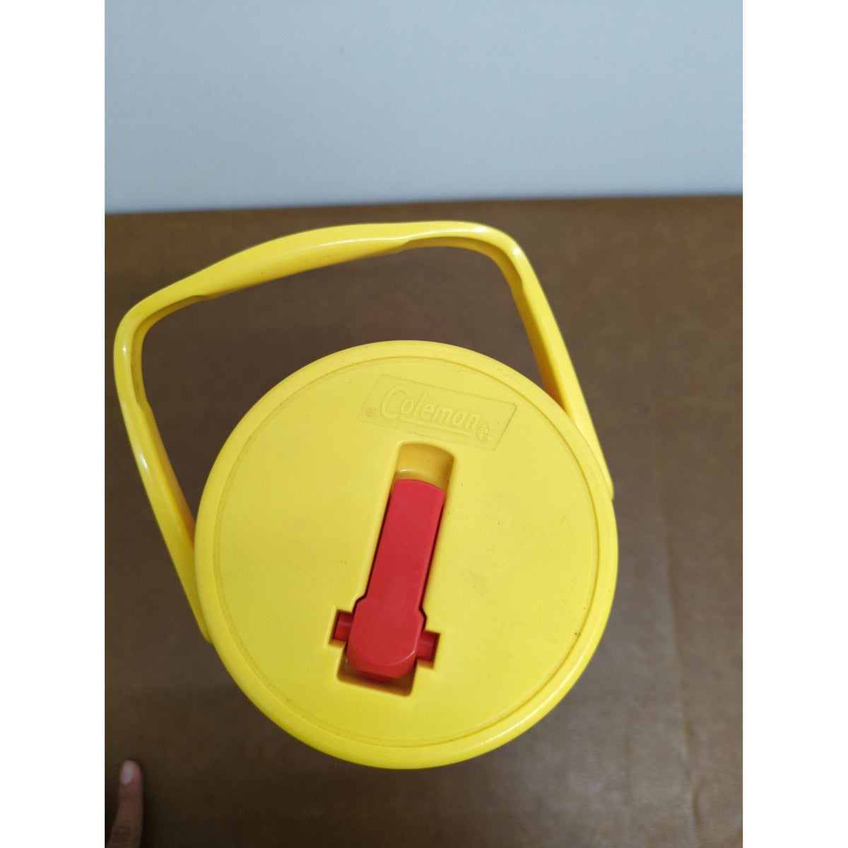 Slim Jim Vintage Coleman Thermos With MTV TRL Logo Red & Yellow 5590 USA Made