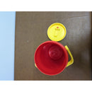Slim Jim Vintage Coleman Thermos With MTV TRL Logo Red & Yellow 5590 USA Made