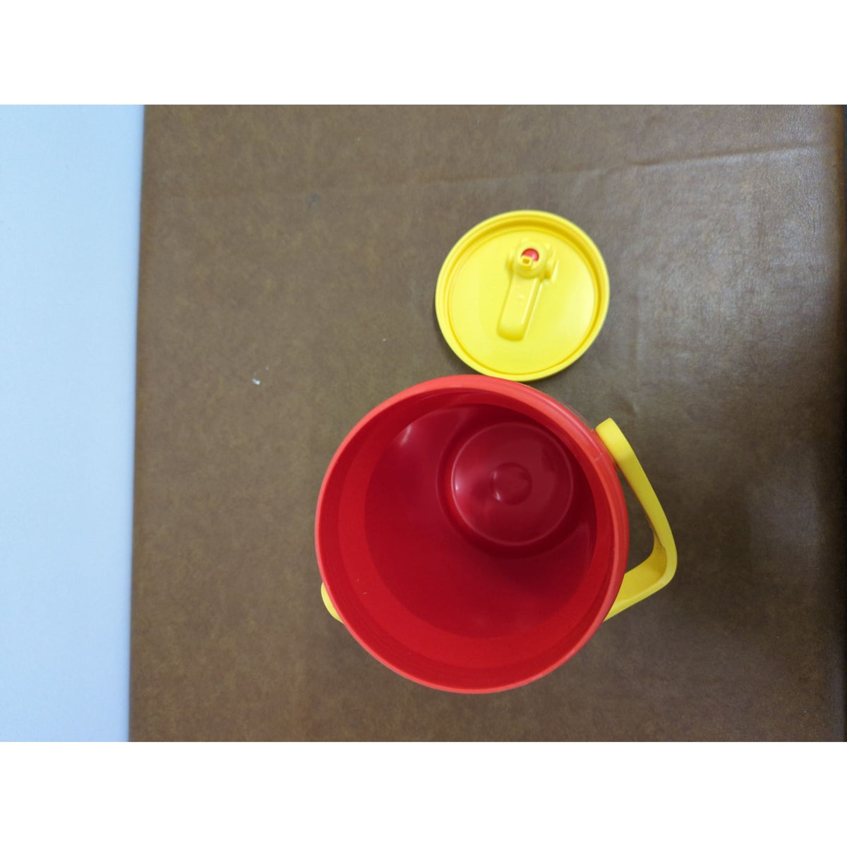Slim Jim Vintage Coleman Thermos With MTV TRL Logo Red & Yellow 5590 USA Made