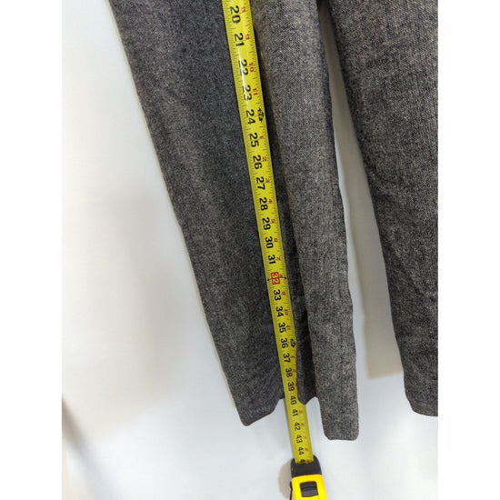 Calvin Klein Womens Gray Tweed Dress Pants 42" Length Mid-Rise Wide Leg Classic Fit Size 8.