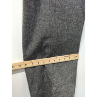 Calvin Klein Womens Gray Tweed Dress Pants 42" Length Mid-Rise Wide Leg Classic Fit Size 8.