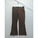 Gloria Vanderbilt Womens Brown Corduroy Pants Size 8P Made In Kenya
