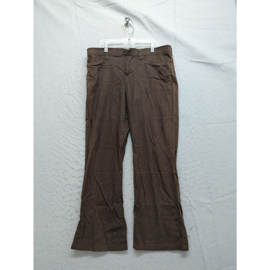 Gloria Vanderbilt Womens Brown Corduroy Pants Size 8P Made In Kenya